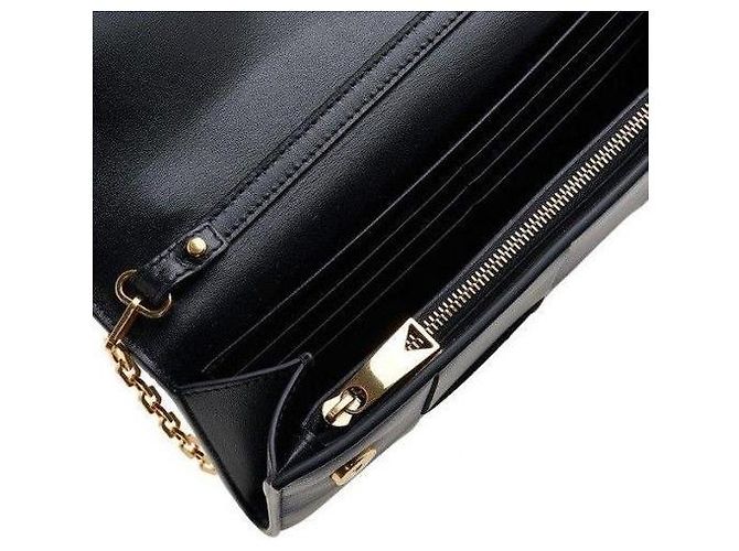 Bottega Veneta Borsa a Spalla con Catena Intrecciato Nera Nero - vista 6