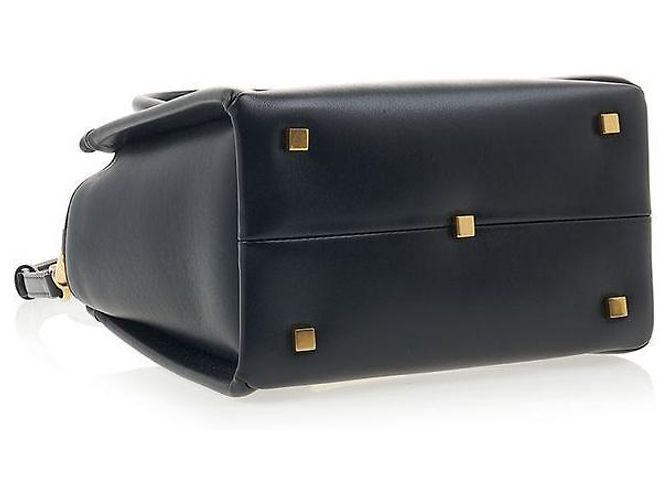 Valentino Kleine One Stud Schultertasche Schwarz - Ansicht 4
