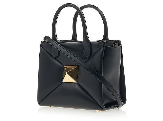 Valentino Kleine One Stud Schultertasche Schwarz - Ansicht 5
