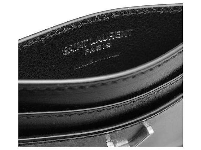 Saint Laurent Monogramm Kartenetui Schwarz - Ansicht 5