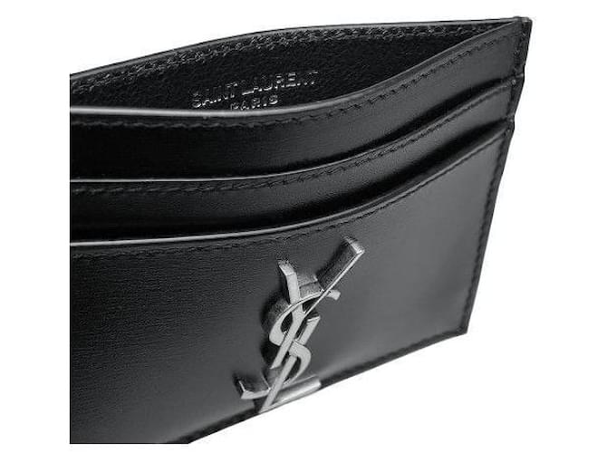 Saint Laurent Monogramm Kartenetui Schwarz - Ansicht 6