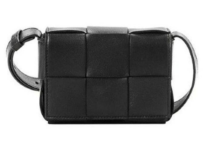 Bottega Veneta Mini Cassette Bag Nero - vista 3