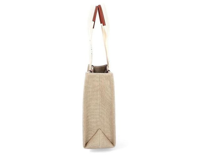 Chloé Borsa Tote Woody Grande Marrone - vista 7
