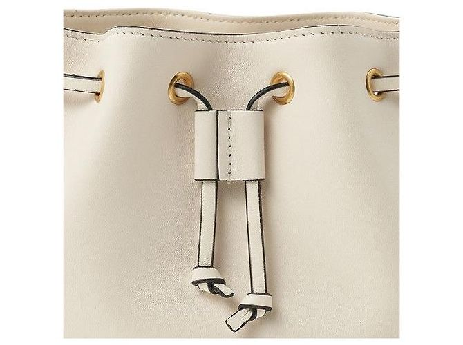 Valentino Borsa a secchiello Vring Chain Avorio Bianco - vista 5