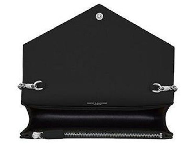 Saint Laurent Borsa a Catena Matelassé Nera Nero - vista 4