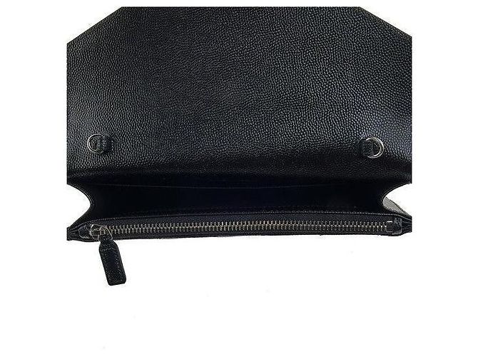 Saint Laurent Borsa a Catena Matelassé Nera Nero - vista 6