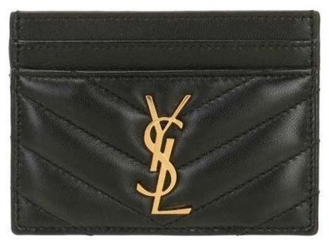Saint Laurent Portafoglio Monogram Nero - vista 2