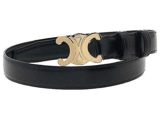 Céline Cinturón Triomphe Negro cm - vista 2
