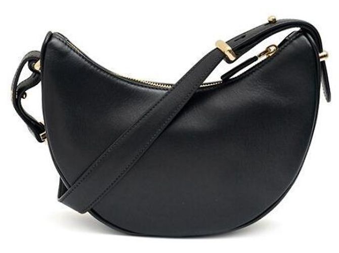Prada Borsa a Spalla in Pelle Arche Nera con Stampa Nero - vista 4
