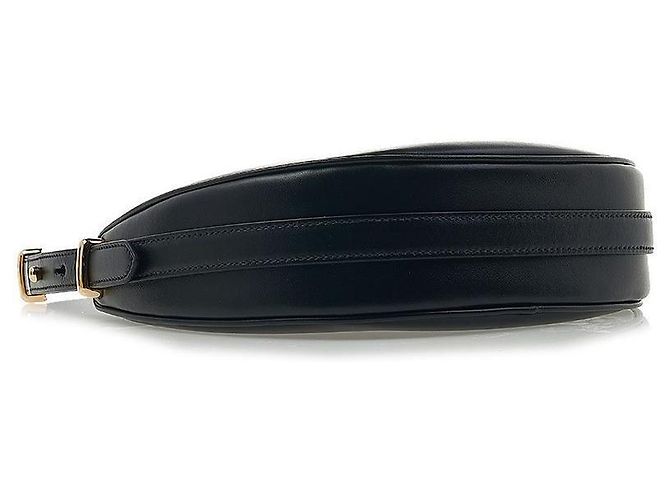 Prada Borsa a Spalla in Pelle Arche Nera con Stampa Nero - vista 7