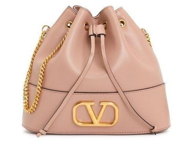 Prada Valentino Logo Chain Bucket Bag HPF Rosa Pink - Ansicht 2