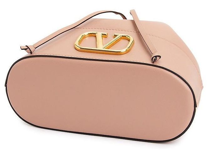 Prada Valentino Logo Chain Bucket Bag HPF Rosa Pink - Ansicht 3