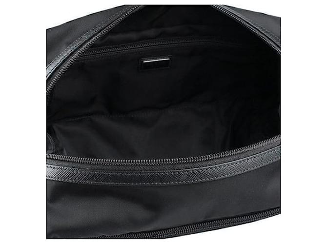 Prada Pochette Triangolo Logo RNYLON Nero - vista 5