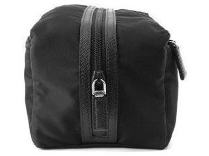 Prada Pochette Triangolo Logo RNYLON Nero - vista 8