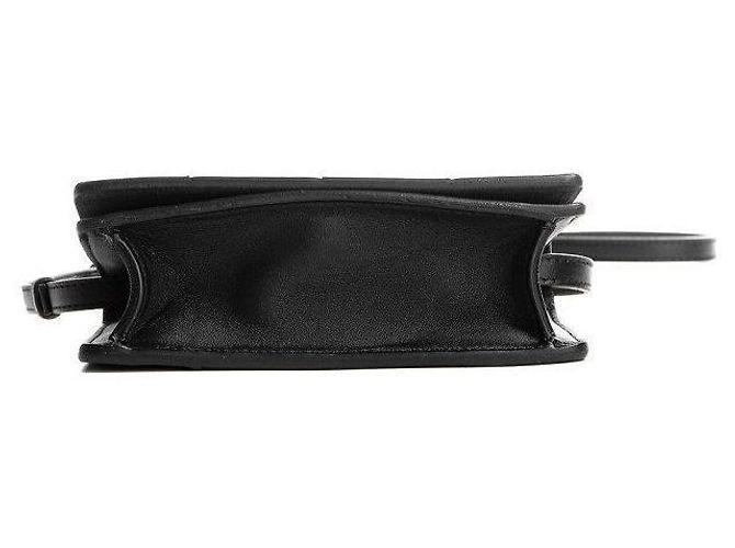 Bottega Veneta Borsa a Spalla Intrecciato Cassette Nero - vista 8