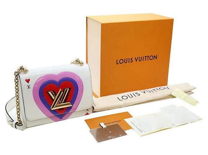 Louis Vuitton Borsa a catena Epi Twist PM Game On Bianco - vista 8