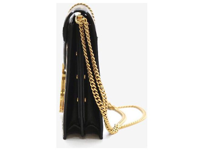 Saint Laurent Borsa a spalla con catena Leopard Cassandra Gold Multicolore - vista 2