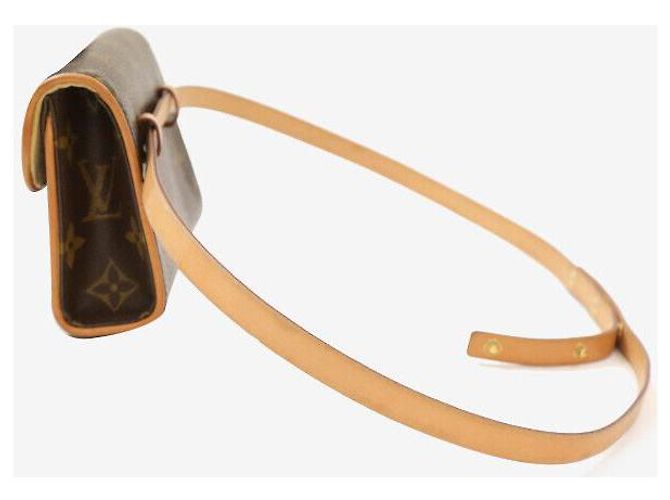 Louis Vuitton Florentinisches Monogramm Täschchen Hüfttasche Gürteltasche Braun - Ansicht 2