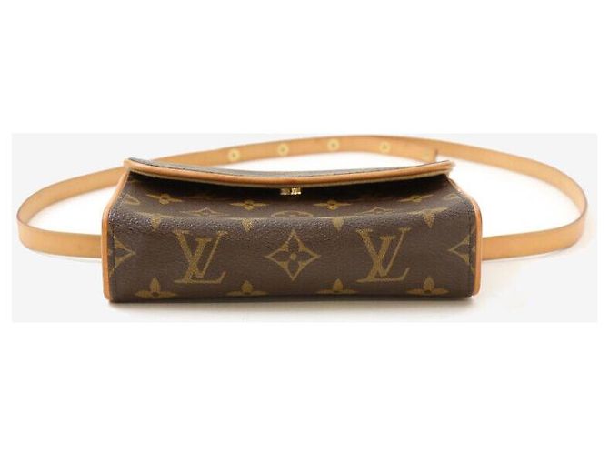 Louis Vuitton Florentinisches Monogramm Täschchen Hüfttasche Gürteltasche Braun - Ansicht 4