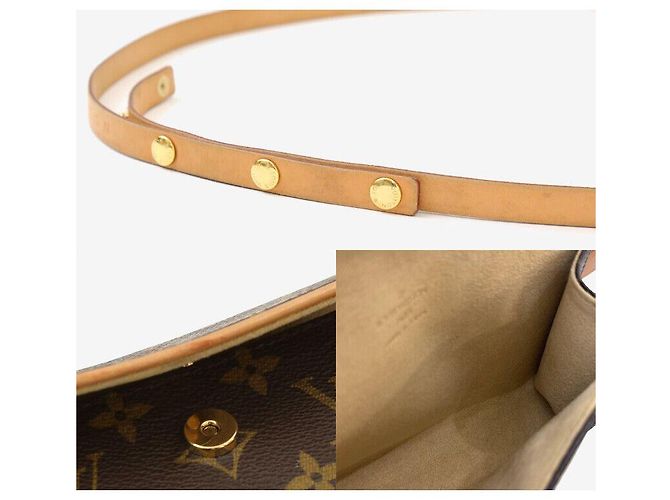Louis Vuitton Florentinisches Monogramm Täschchen Hüfttasche Gürteltasche Braun - Ansicht 7