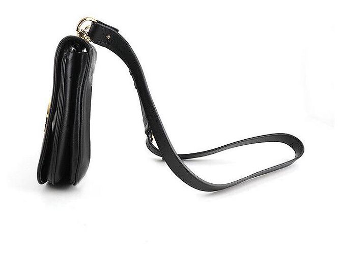 Gucci Borsa a tracolla media Blondie in pelle nera Nero - vista 2