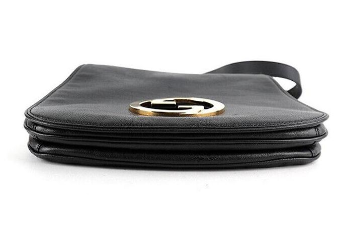 Gucci Borsa a tracolla media Blondie in pelle nera Nero - vista 4