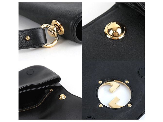 Gucci Borsa a tracolla media Blondie in pelle nera Nero - vista 7