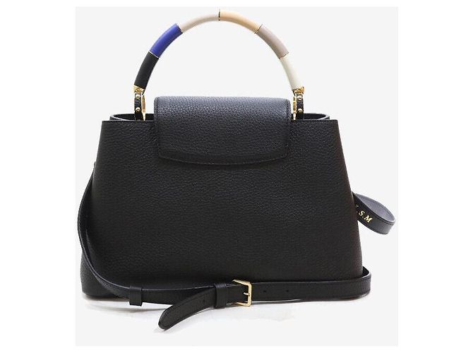 Louis Vuitton Capucines MM Fiore Nero - vista 3