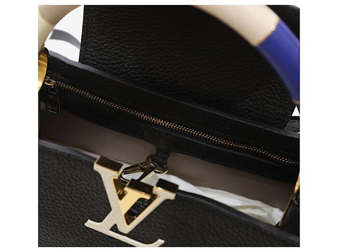 Louis Vuitton Capucines MM Fiore Nero - vista 6