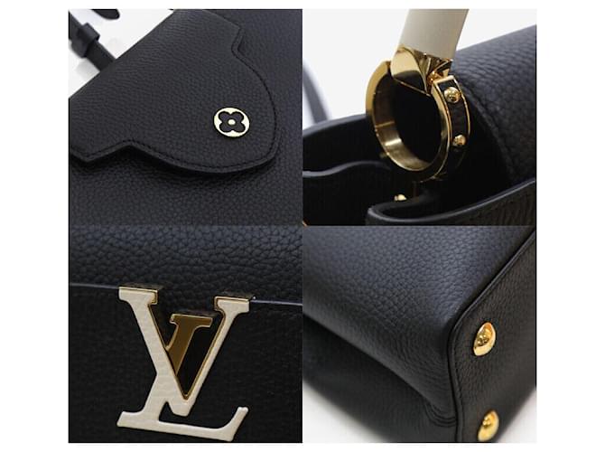 Louis Vuitton Capucines MM Fiore Nero - vista 7