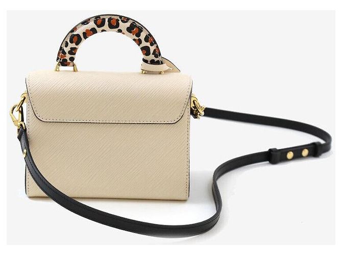Louis Vuitton Manico Leopardo Twist PM Epi Bianco - vista 3