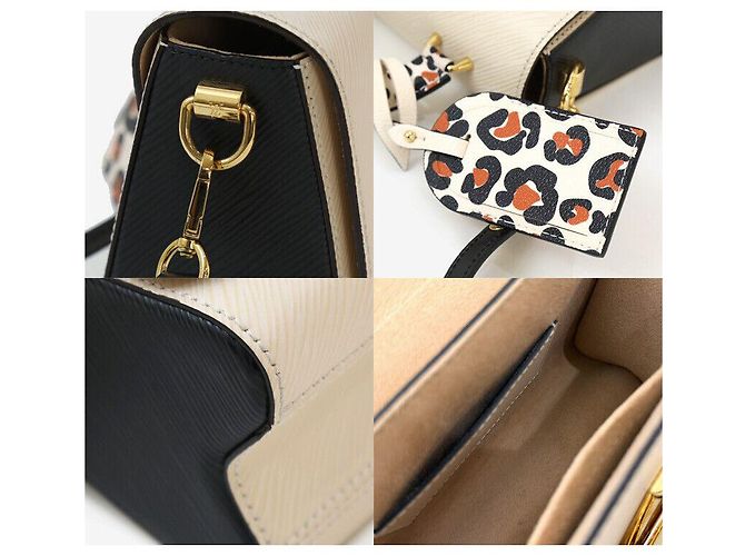 Louis Vuitton Manico Leopardo Twist PM Epi Bianco - vista 7
