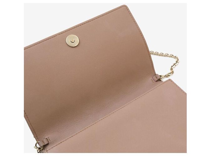 Borsa a tracolla Lady Dior Cannage WOC Beige Rosa - vista 5