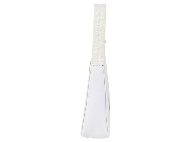 Saffiano Prada Borsa Hobo Re-Edition in tessuto bianco, set completo - vista 3