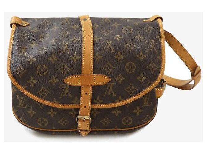 Louis Vuitton Borsa Crossbody Monogramma Samour Marrone - vista 3