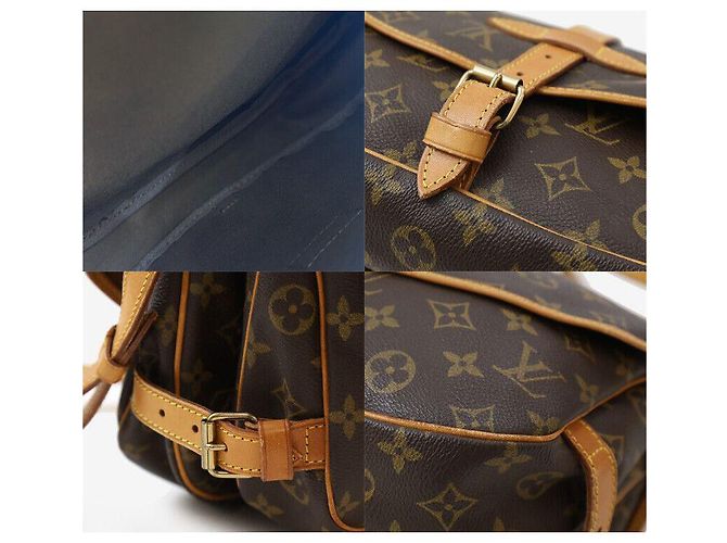 Louis Vuitton Borsa Crossbody Monogramma Samour Marrone - vista 7