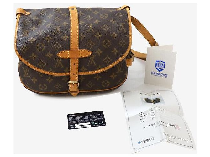 Louis Vuitton Borsa Crossbody Monogramma Samour Marrone - vista 8