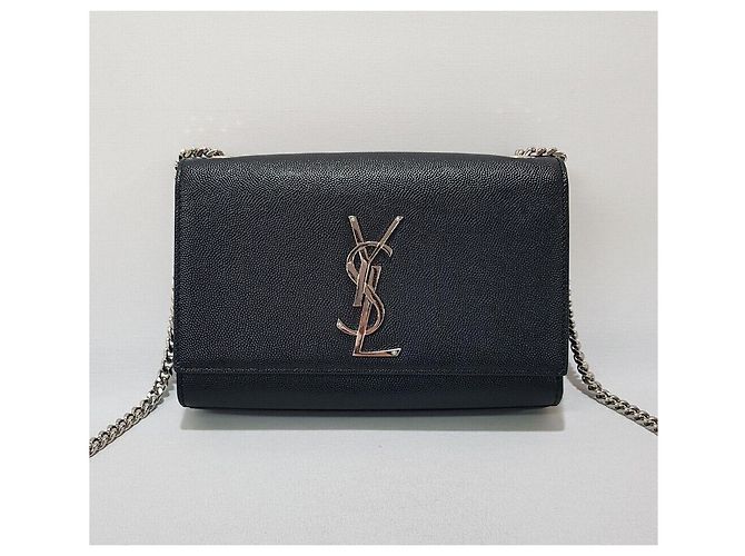 Saint Laurent Monogramm Kate Kleine Tasche Schwarz - Ansicht 2