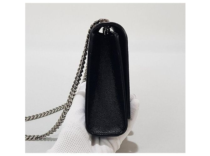 Saint Laurent Monogramm Kate Kleine Tasche Schwarz - Ansicht 4