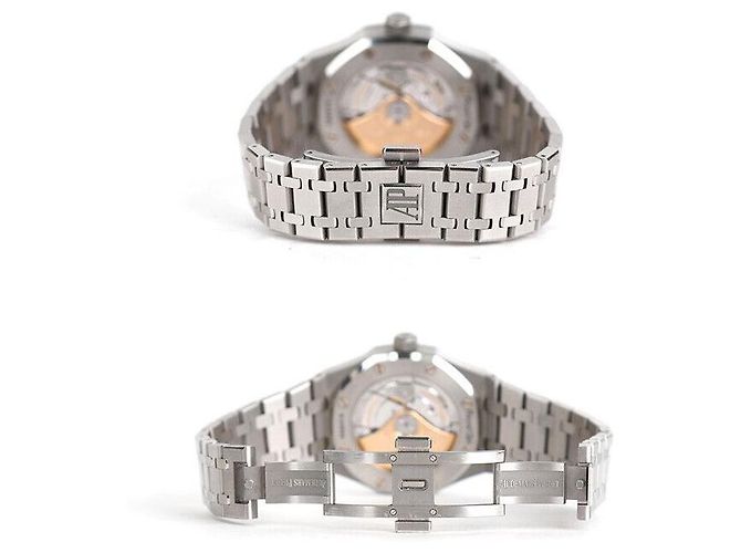 Audemars Piguet Royal Oak Quadrante Blu in Acciaio - vista 4