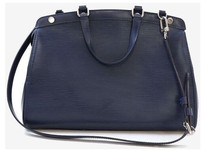 Louis Vuitton Brea MM Epi Navy Blu - vista 3