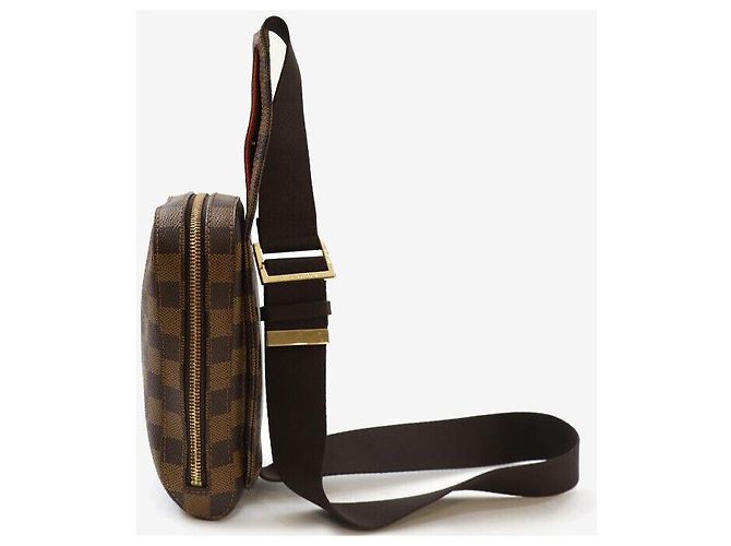 Louis Vuitton Borsa a tracolla Jeronimos Damier Ebene Marrone - vista 2