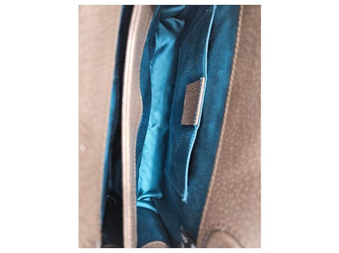Gucci Borsa a Spalla Ophidia GG Piccola Marrone - vista 14