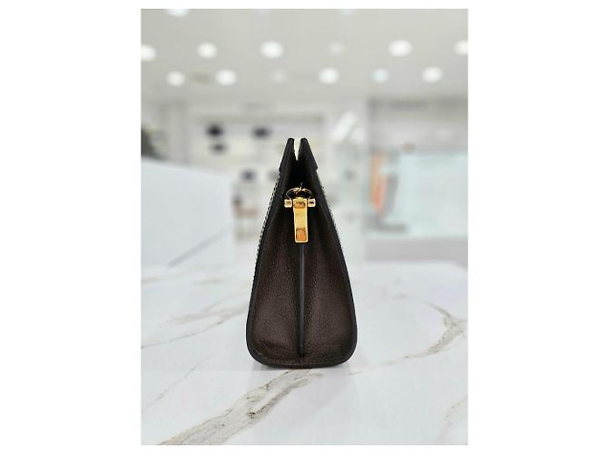 Gucci Borsa a Spalla Ophidia GG Piccola Marrone - vista 15