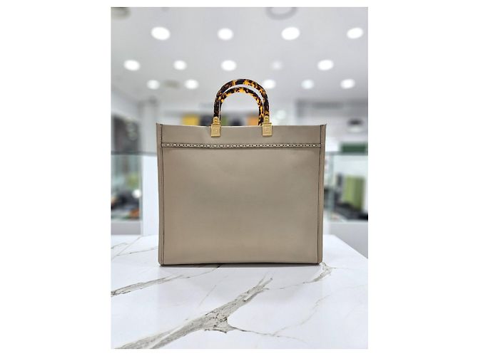Fendi Borsa tote e a spalla media Sunshine in grigio piccione Marrone - vista 5
