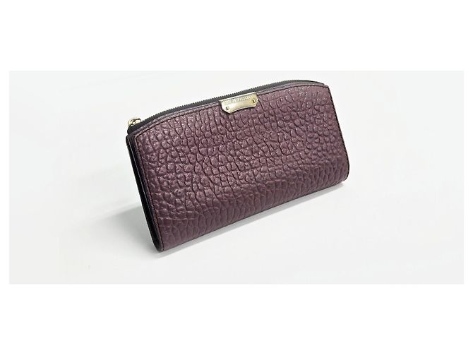 Burberry Cartera Continental Grain Malva Crepuscular Púrpura - vista 4