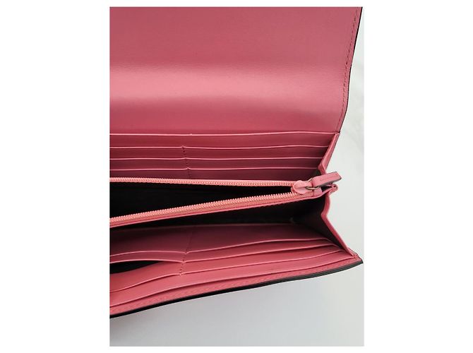 Cartera larga Gucci Shima rosa - vista 13