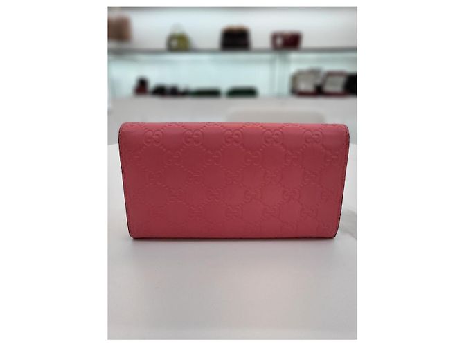 Cartera larga Gucci Shima rosa - vista 8