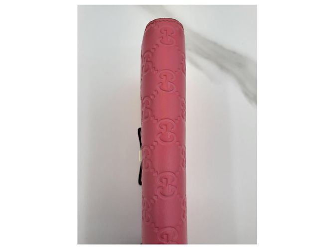Cartera larga Gucci Shima rosa - vista 9