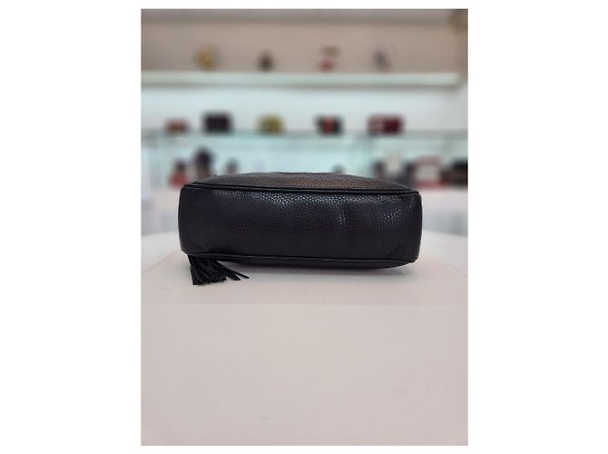 Gucci Borsa a spalla a doppia catena Soho Nero - vista 9